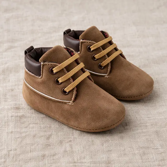 Eyelet Lace-Up Booties