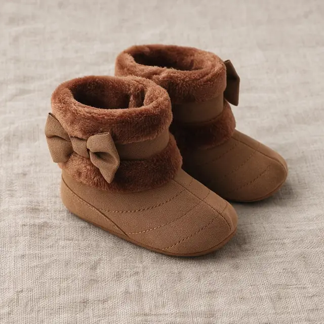 Pebble Bow Booties