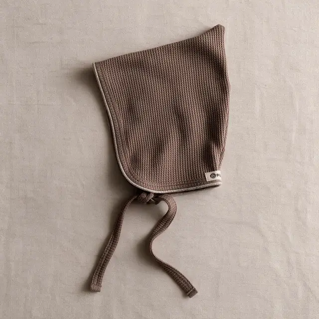 Waffle Edge Bonnet — Coffee